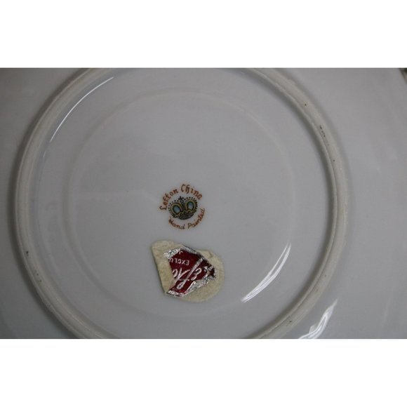 Lefton China Floral w/Gold Trim Teacup & Saucer - Picture 11 of 11